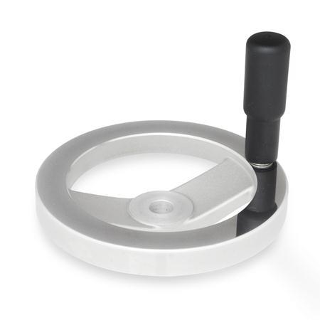 Otto Ganter Spoked Handwheel Blank Rim Polished, GN 322